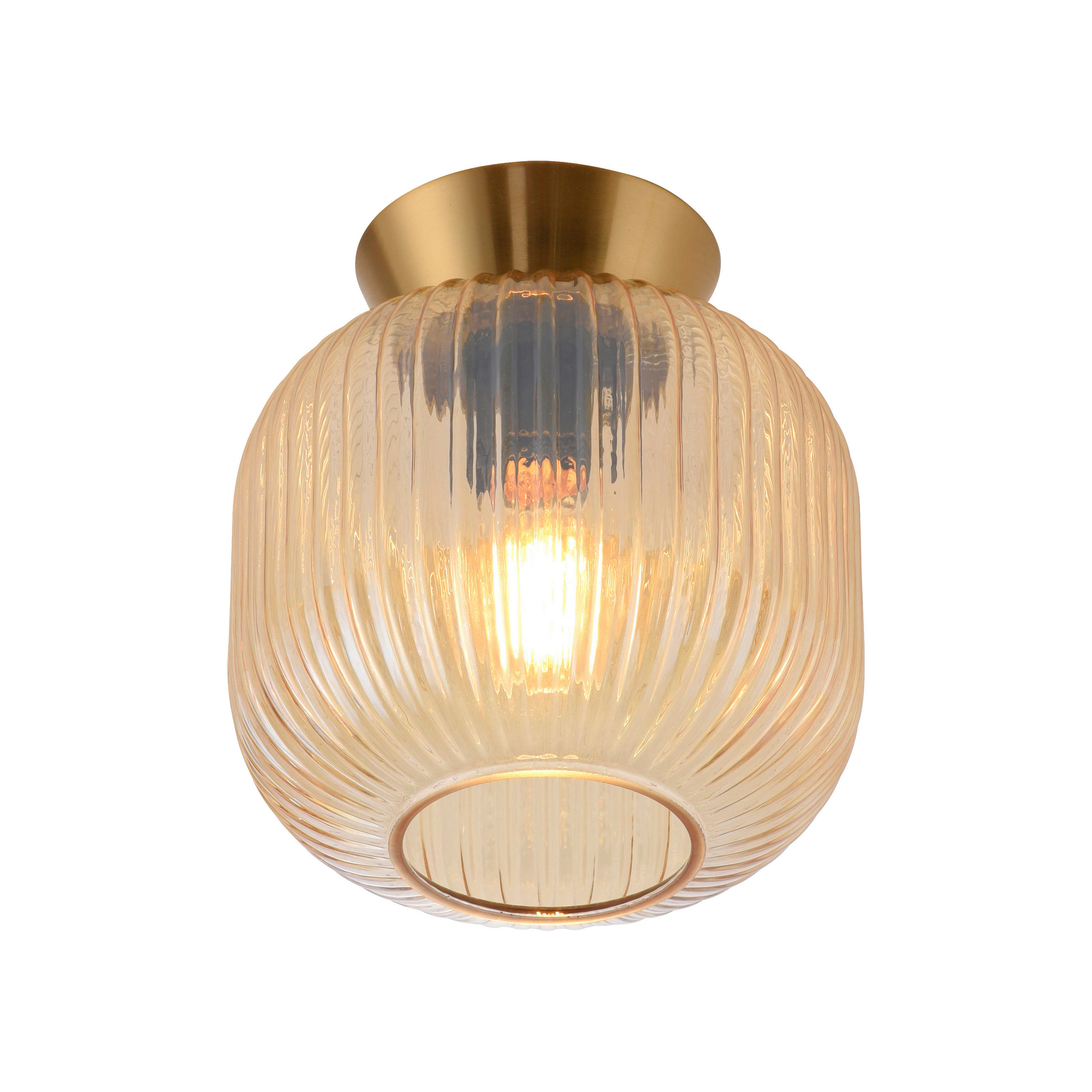 LED-DECKENLEUCHTE 20/20/22 cm   - Sandfarben, KONVENTIONELL, Glas/Kunststoff (20/20/22cm) - Schöner Wohnen
