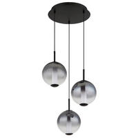 VISEČA LED-SVETILKA  LACY //3000 K/230 V/ - siva/črna, Konvencionalno, kovina/umetna masa (38/120cm) - Globo