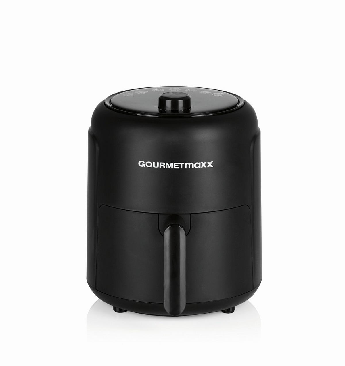 HEIßLUFTFRITTEUSE GOURMETmaxx 2,3 L  - Schwarz, Basics, Kunststoff (30,4/22,8/27,9cm) - GOURMETMAXX