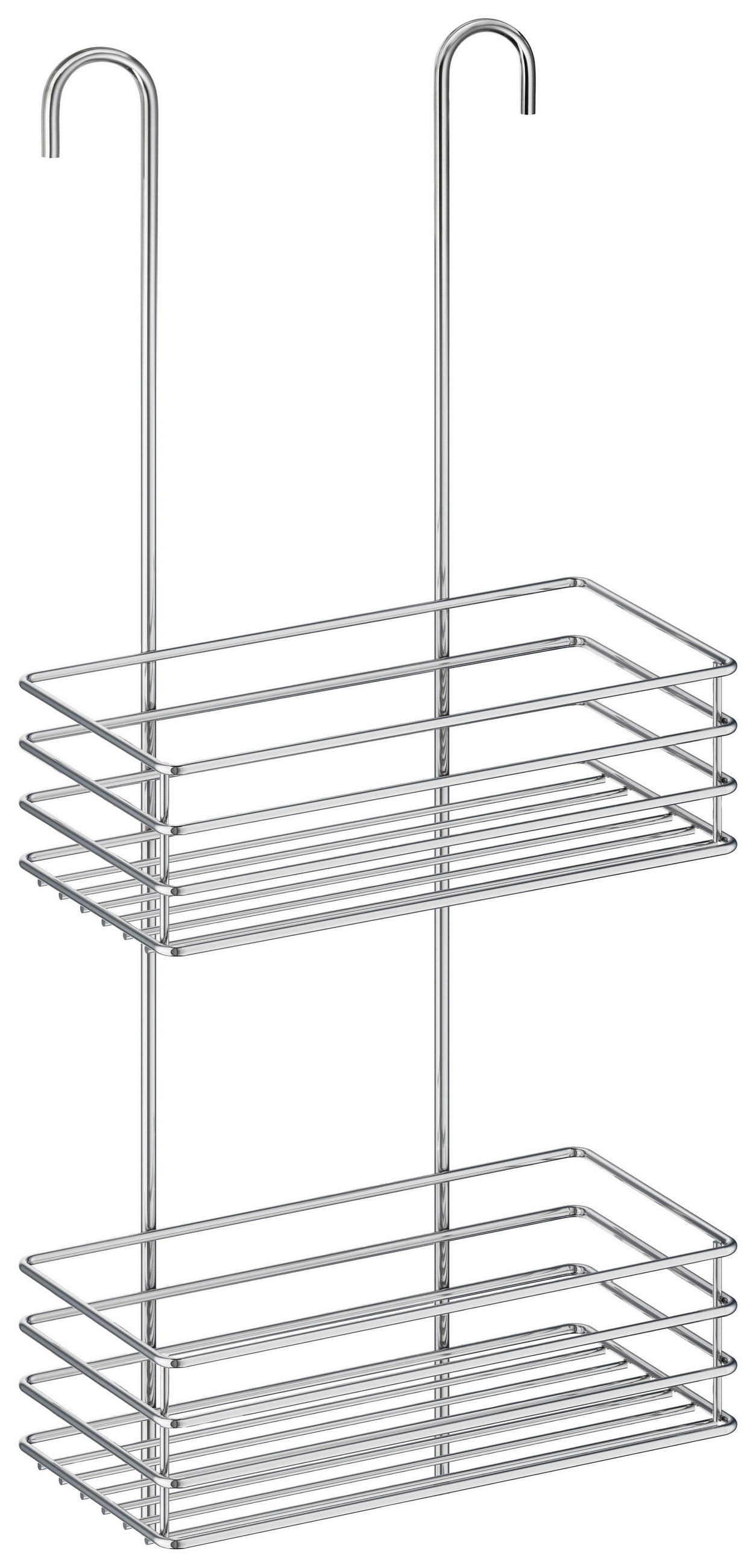 DUSCHKORB - Chromfarben, Basics, Metall (25/71,5/12cm)