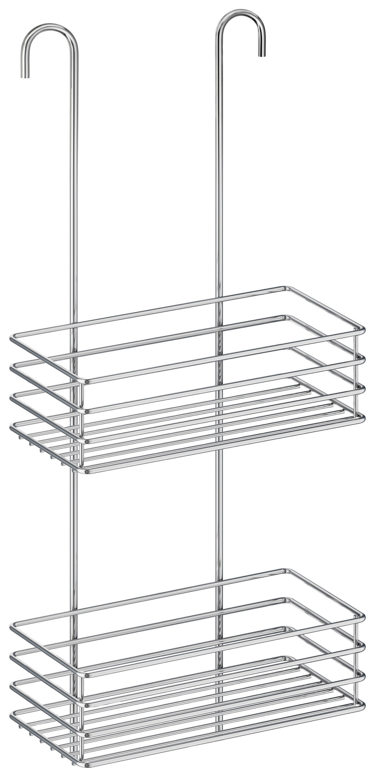 DUSCHKORB - Chromfarben, Basics, Metall (25/71,5/12cm)