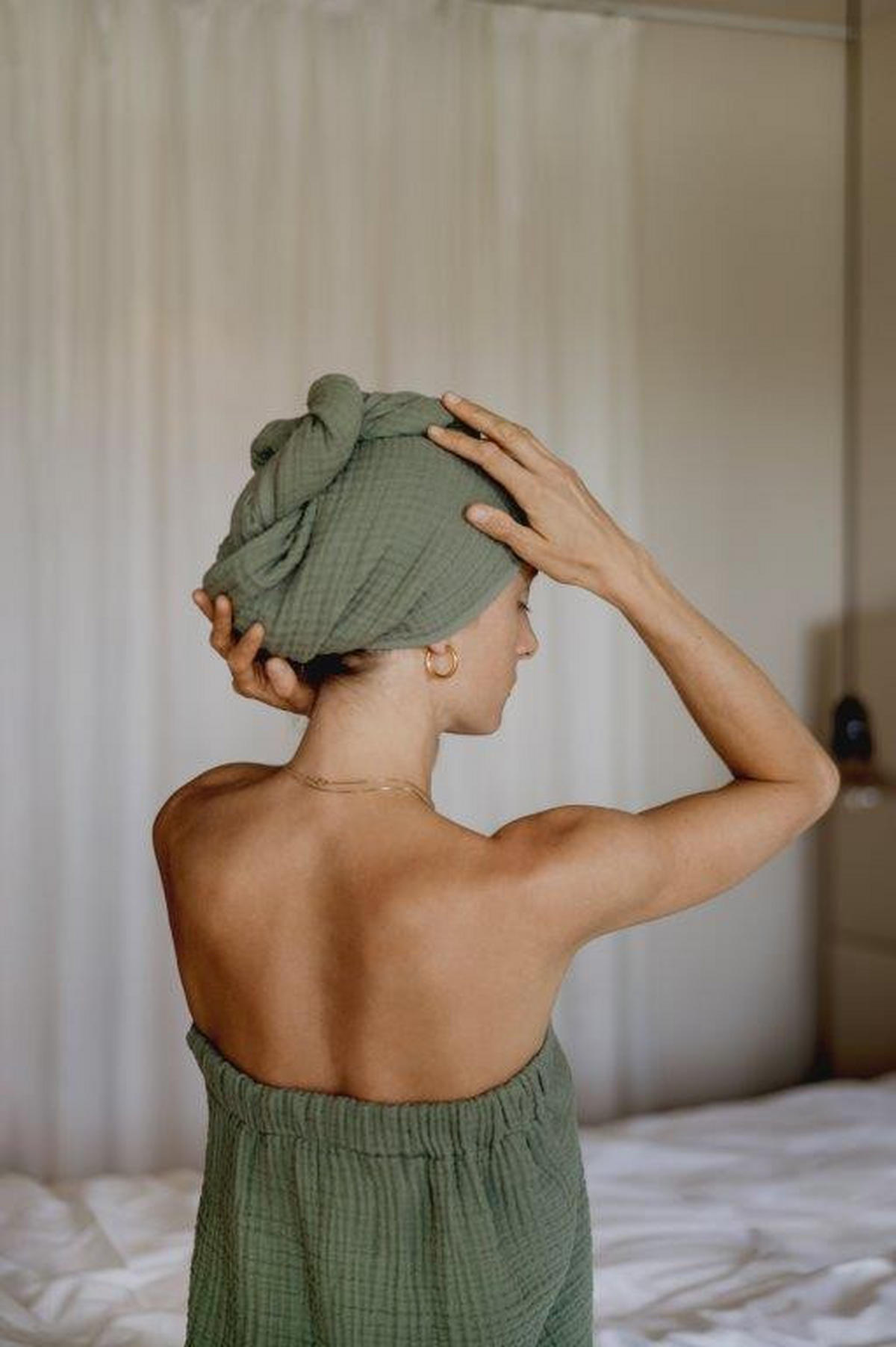 WELLNESS SET  Wellness Set  bež   - bež, Basics, tekstil (125cm) - Vossen