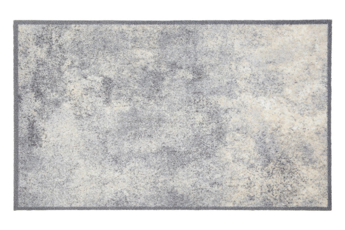 FUßMATTE 66/110 cm  - Weiß/Grau, Design, Textil (66/110cm) - Esposa