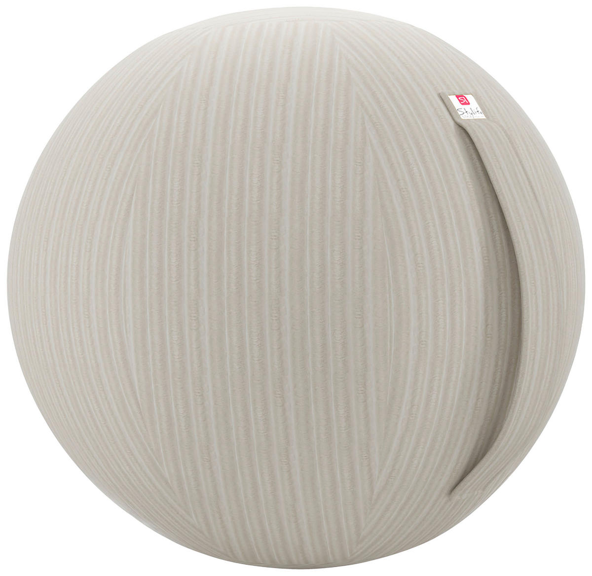 SITZBALL - Beige, Design, Textil (65cm) - Stylife