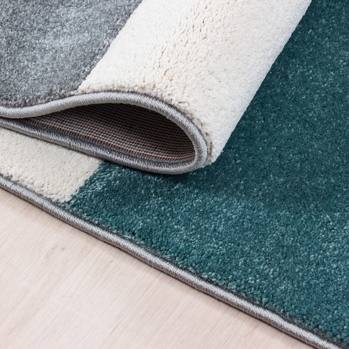 FLACHWEBETEPPICH 140/200 cm Hawaii Blau  - Blau, Basics, Textil (140/200cm) - Novel