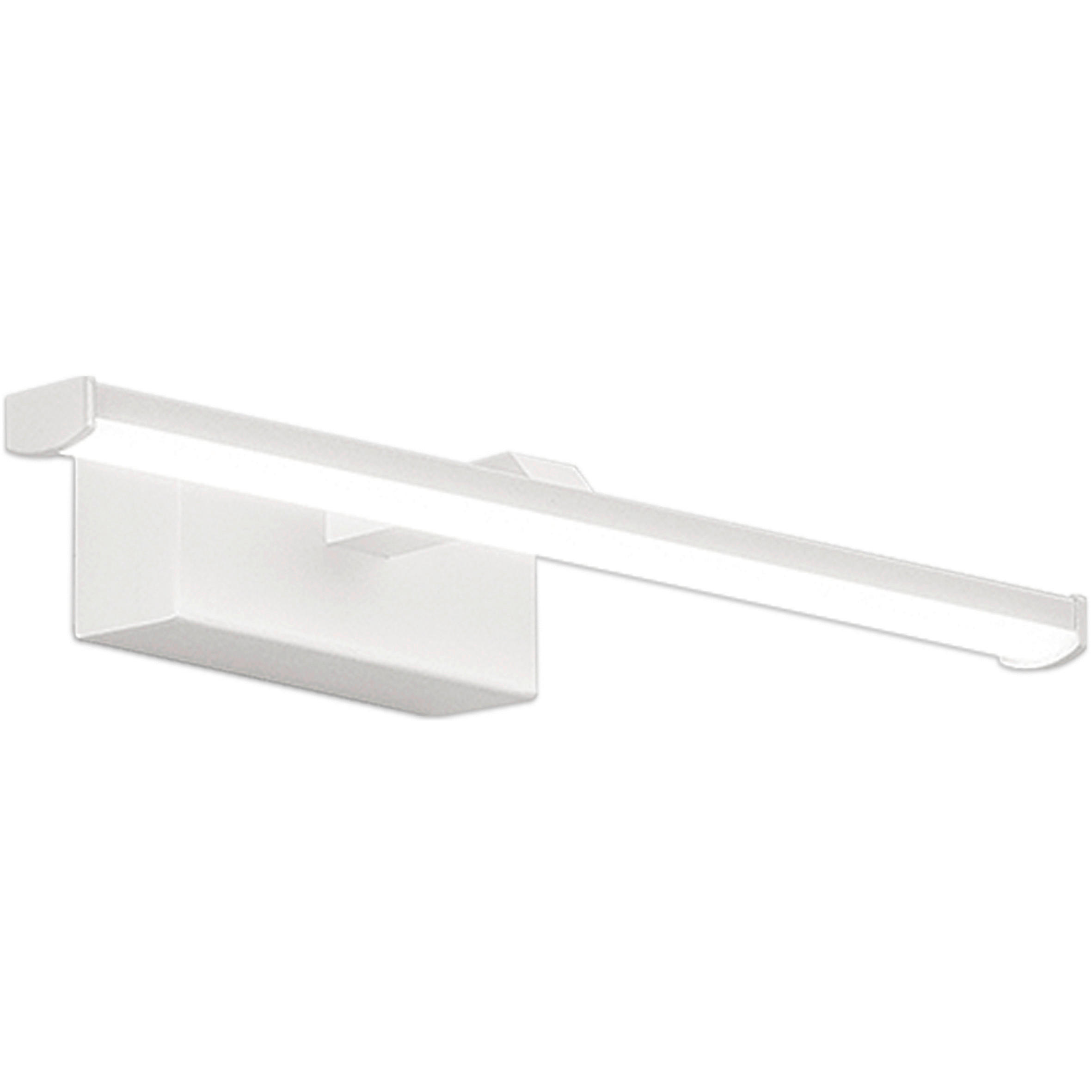 LED-WANDLEUCHTE Nala 30/9/4,5 cm   - Weiß, Basics, Kunststoff/Metall (30/9/4,5cm) - Fabas Luce