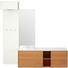 GARDEROBE - Eichefarben/Weiß, Design, Glas/Holz (212,4/210,8/49,2cm) - HÜLSTA