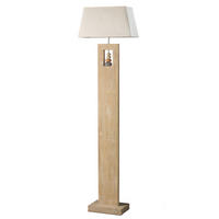 STEHLEUCHTE 45/23/170 cm    - Beige, Natur, Holz/Textil (45/23/170cm)