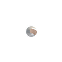 LED-WANDLEUCHTE Musterring 14,5/15,0 cm   - Aprikose/Grau, KONVENTIONELL, Kunststoff/Metall (14,5/15,0cm) - Musterring