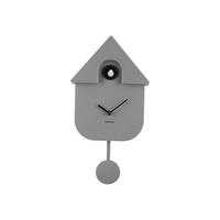 WANDUHR  Grau  - Grau, KONVENTIONELL, Kunststoff (21,5/41/8,5cm) - Karlsson