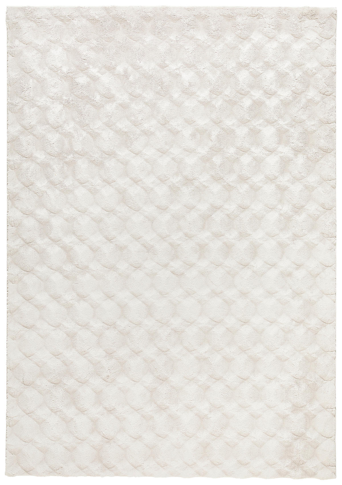 KOBEREC S VYSOKÝM VLASOM, 80/150 cm, biela - biela, Konventionell, textil (80/150cm) - Novel