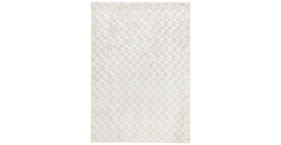 HOCHFLORTEPPICH 160/230 cm Weiß  - Weiß, KONVENTIONELL, Textil (160/230cm) - Novel