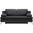 SCHLAFSOFA in Textil Anthrazit - Chromfarben/Anthrazit, Design, Textil/Metall (200/91/92cm) - Novel SCHLAFSOFA in Textil Anthrazit - Chromfarben/Anthrazit, Design, Textil/Metall (200/91/92cm) - Novel