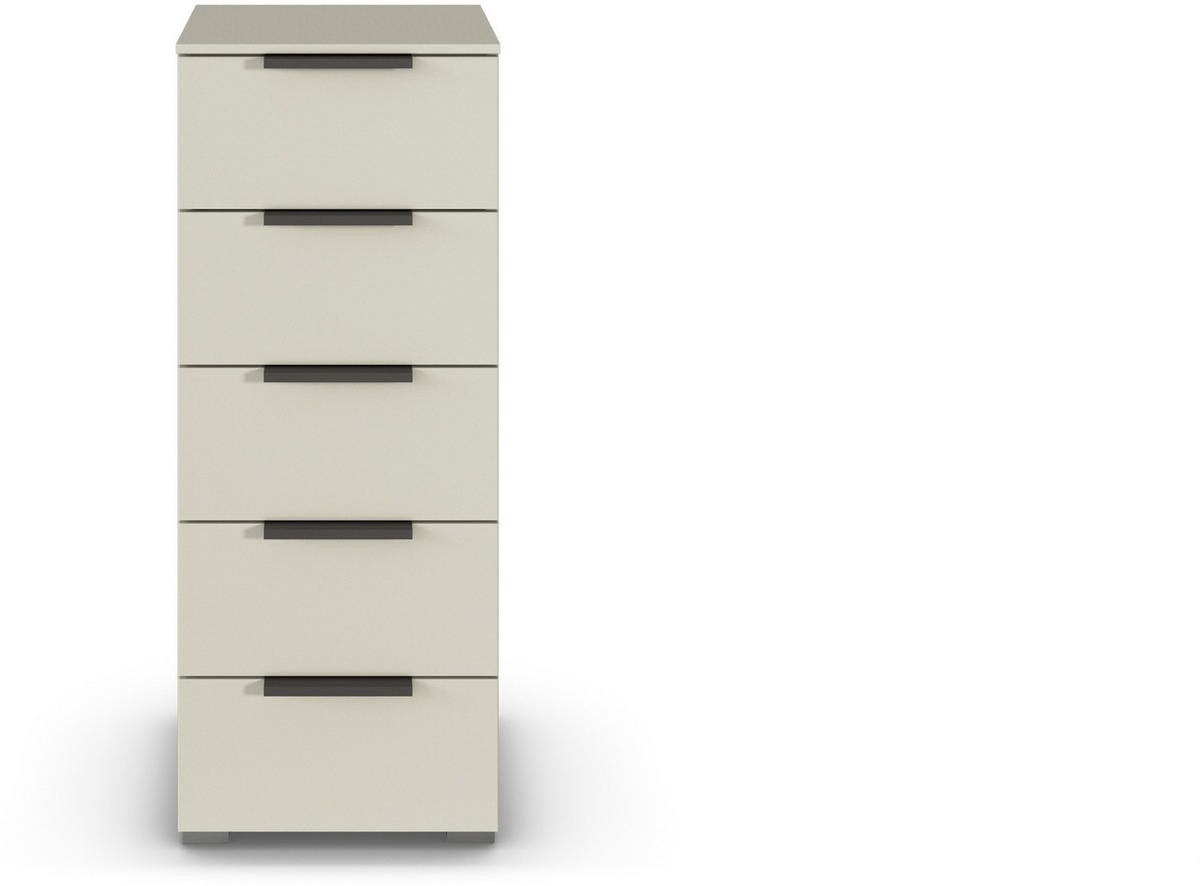 KOMMODE  in 40/100/42 cm  - Champagner/Graphitfarben, Trend, Holzwerkstoff/Metall (40/100/42cm) - Novel