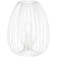 TISCHLEUCHTE 25/31 cm   - Weiß, Design, Metall (25/31cm) - Fabas Luce