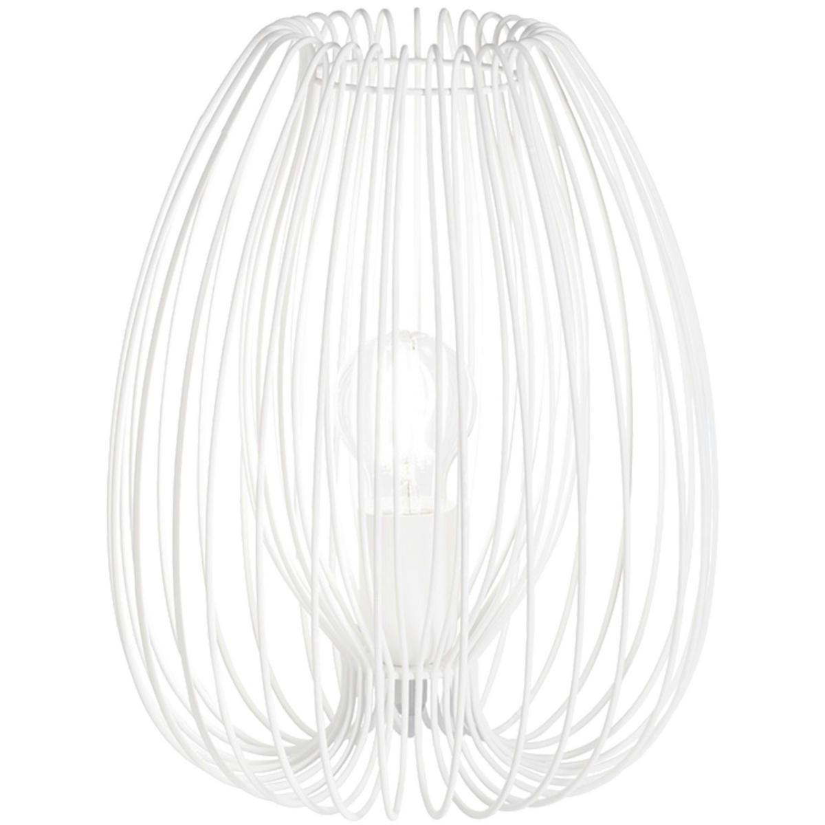 TISCHLEUCHTE 25/31 cm   - Weiß, Design, Metall (25/31cm) - Fabas Luce