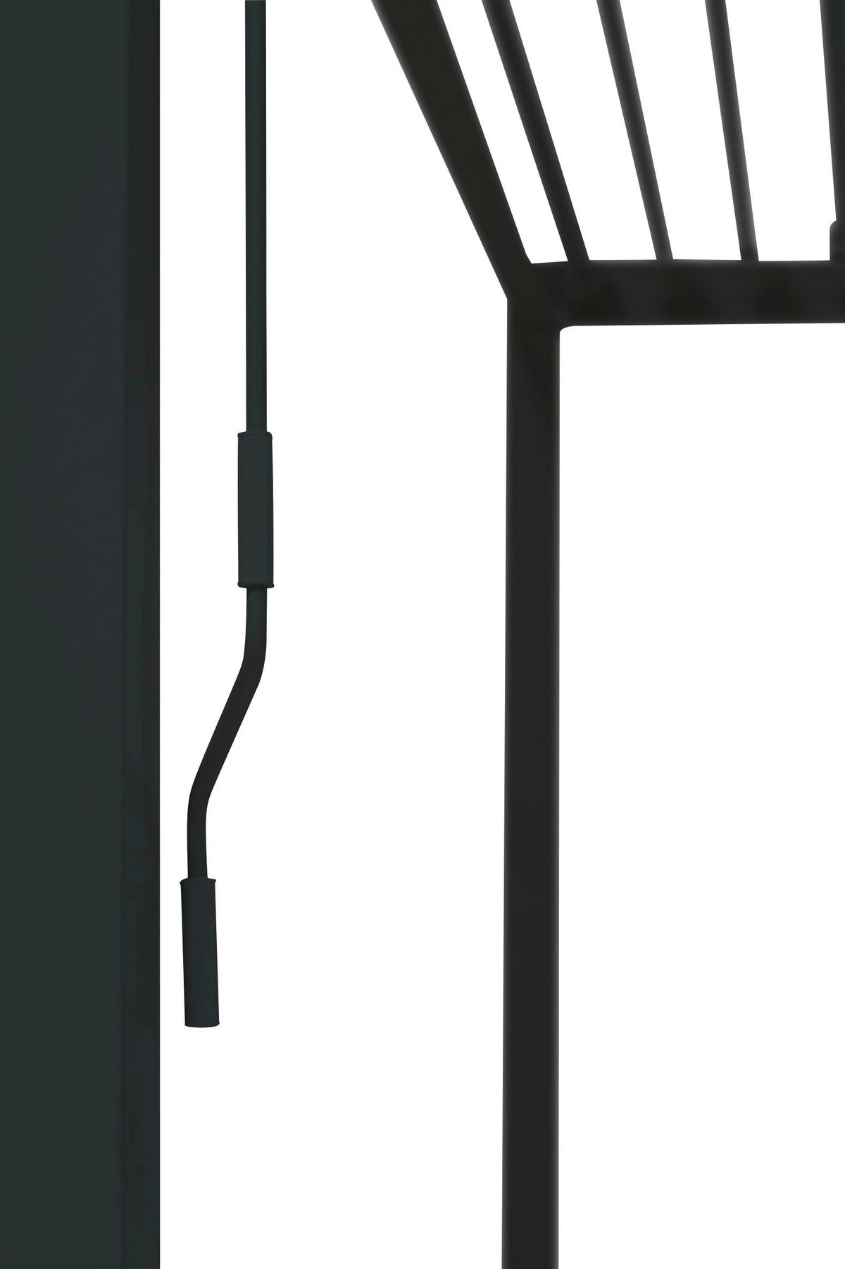 PERGOLA velikost: 400/250/300 cm - antracitová, Modern, kov (400/250/300cm) - Gardenson