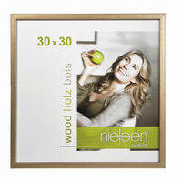 BILDERRAHMEN - Goldfarben, Basics, Holz (30/30cm) - Nielsen