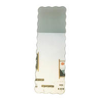 WANDSPIEGEL 40/120/2,5 cm    in rechteckig  - Goldfarben, Design, Glas/Holzwerkstoff (40/120/2,5cm) - MID.YOU