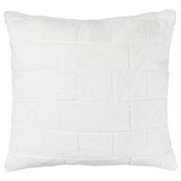 DÍSZPÁRNAHUZAT 48/48 cm  - fehér, Konventionell, textil (48/48cm) - Dieter Knoll