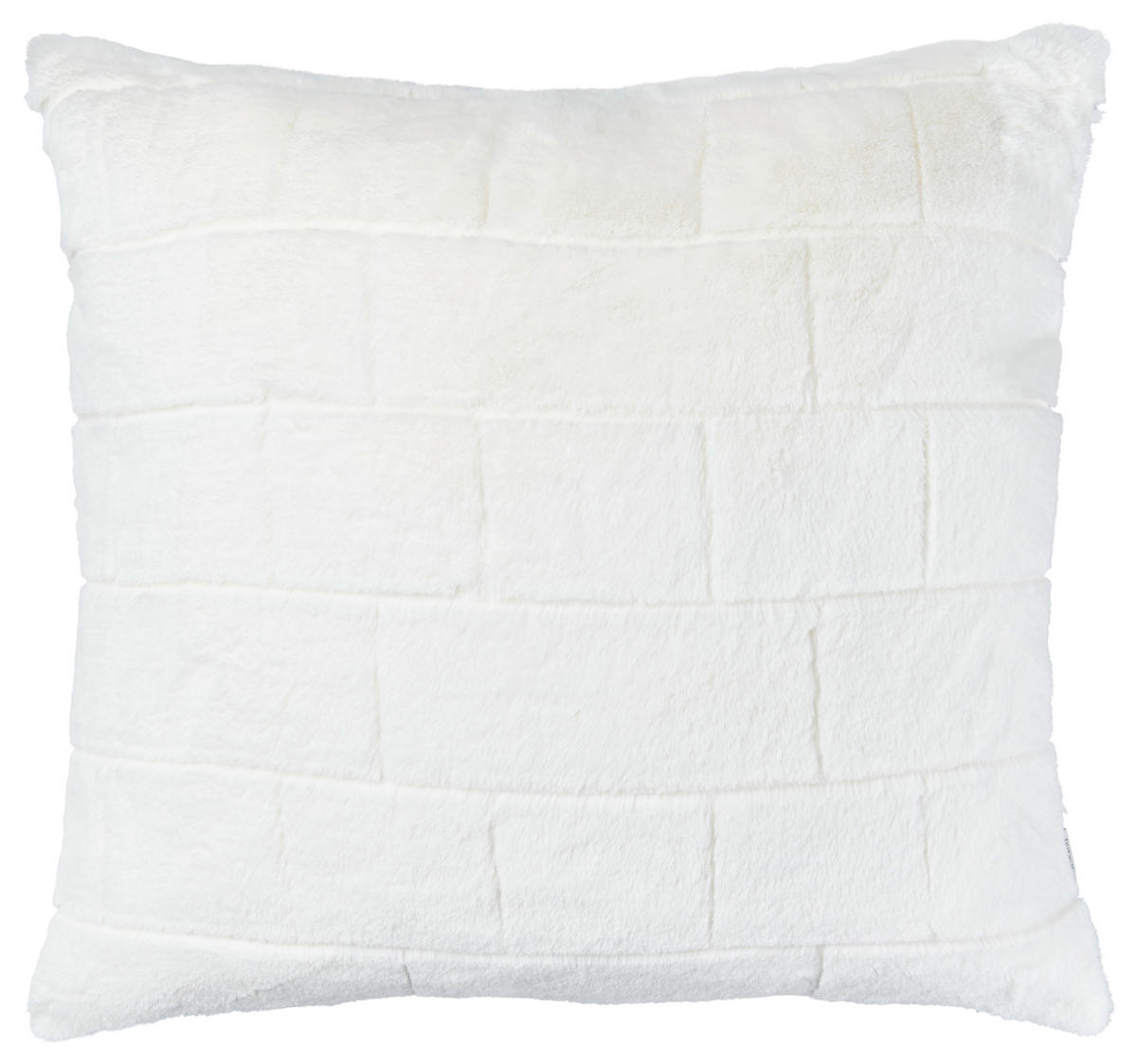 DÍSZPÁRNAHUZAT 48/48 cm  - fehér, Konventionell, textil (48/48cm) - Dieter Knoll