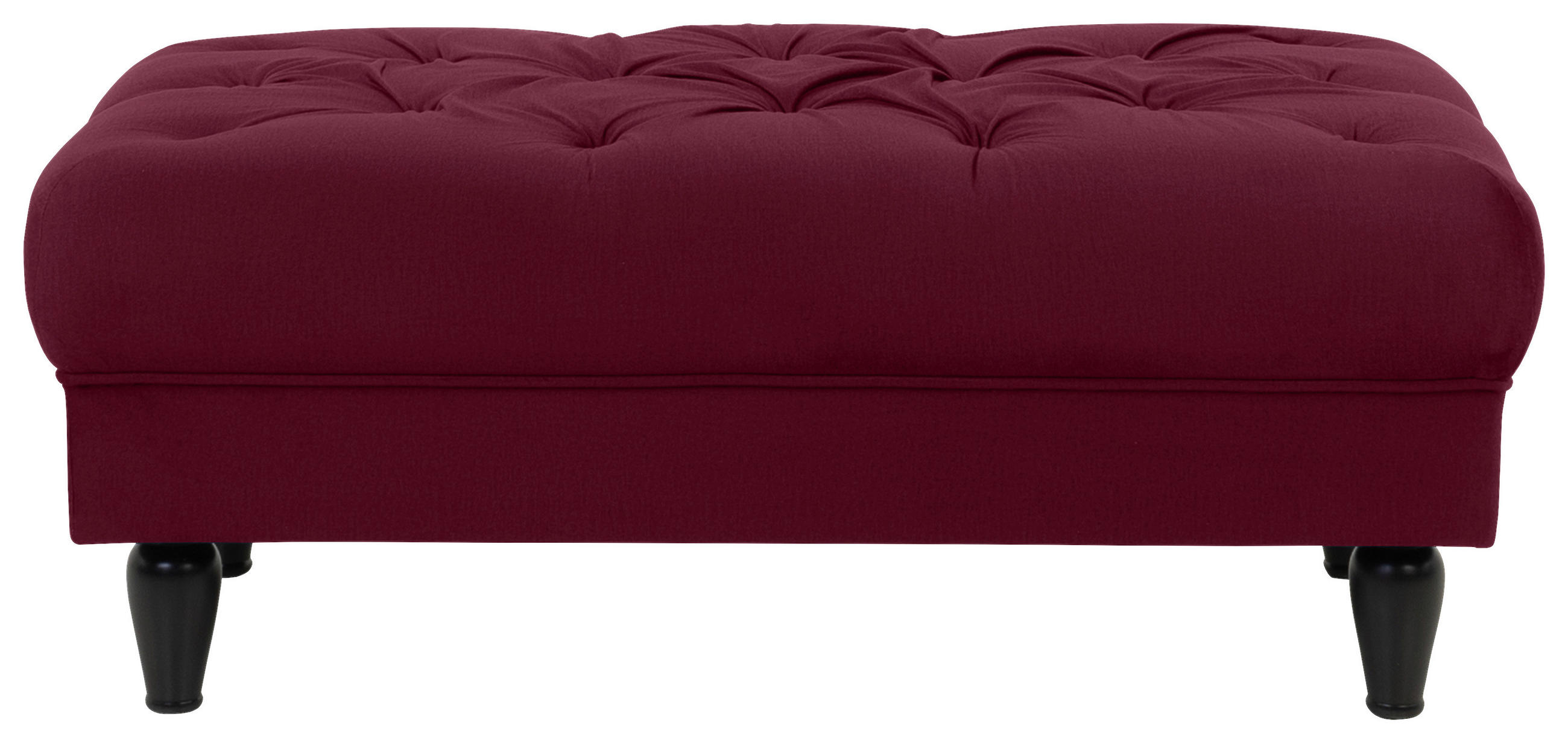 Thumbnail - Mid.you Hocker, Rot, Textil, Buche, vollmassiv, rechteckig, 110x44x56 cm, Made in EU, Wohnzimmer, Hocker, Sitzhocker