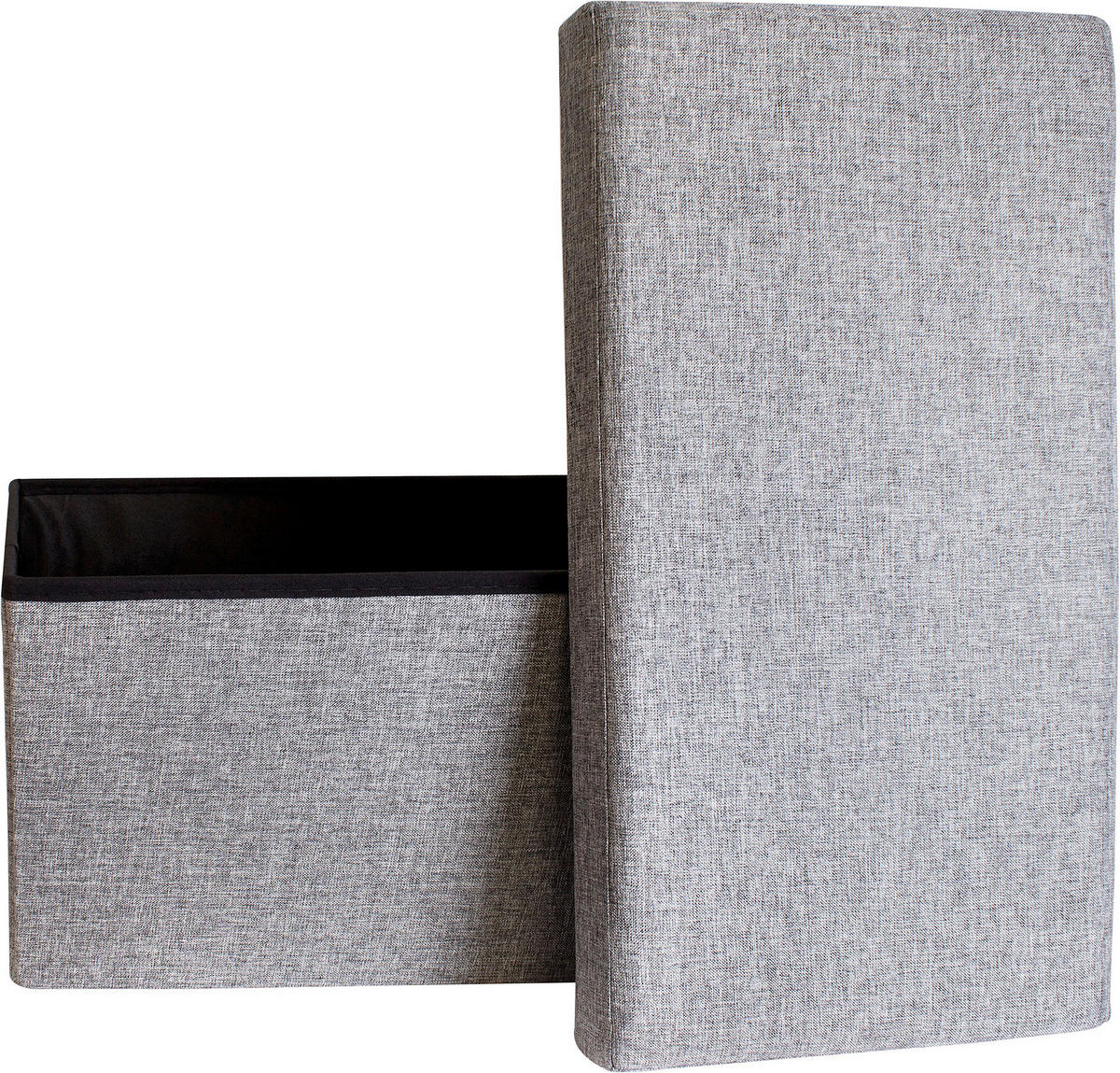 SITZBOX  - Grau, Basics, Textil (76/38/38cm) - Echtwerk