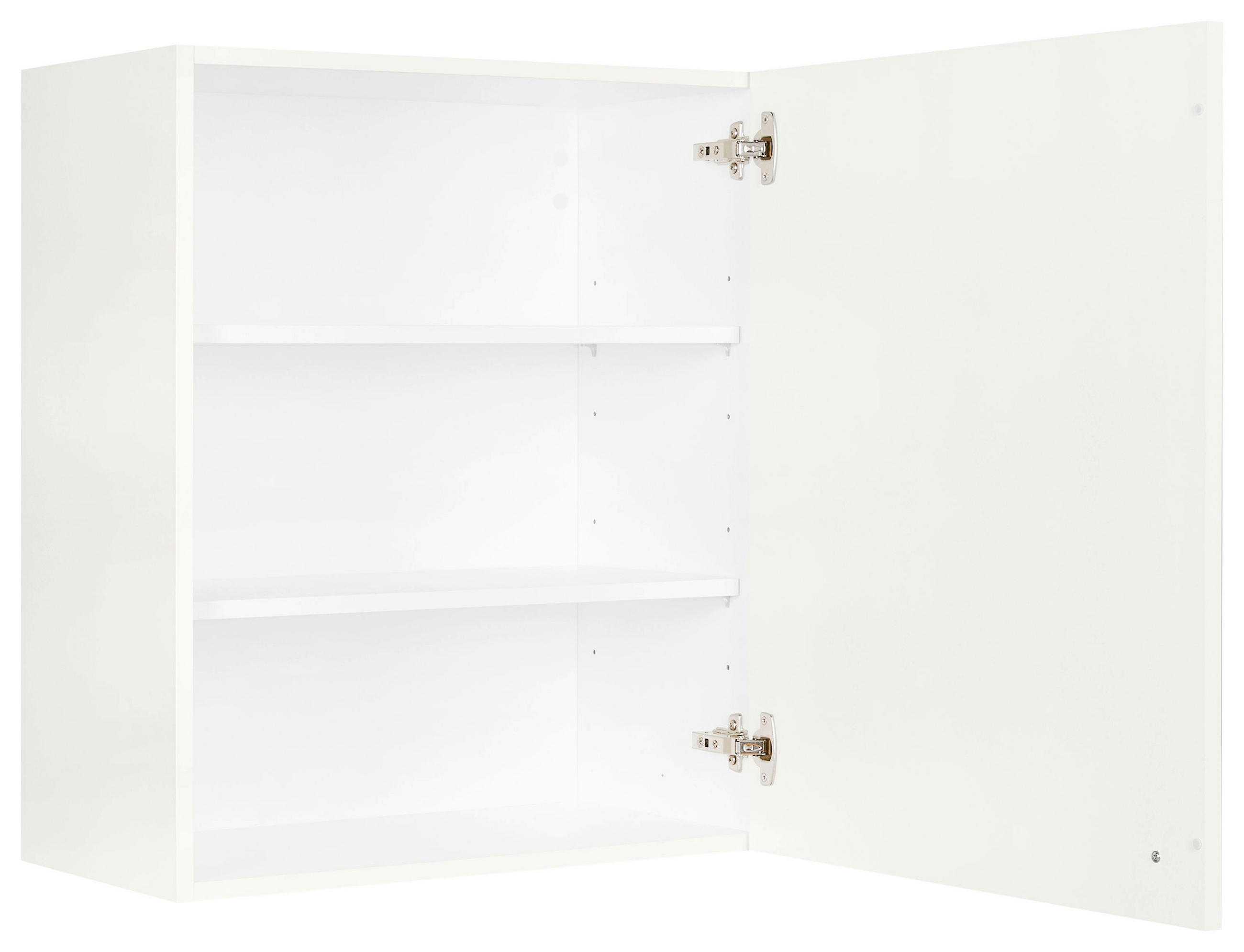 KÜCHENOBERSCHRANK 60/72/35 cm in Weiß - Schwarz/Weiß, MODERN, Holzwerkstoff/Metall (60/72/35cm) - Nobilia