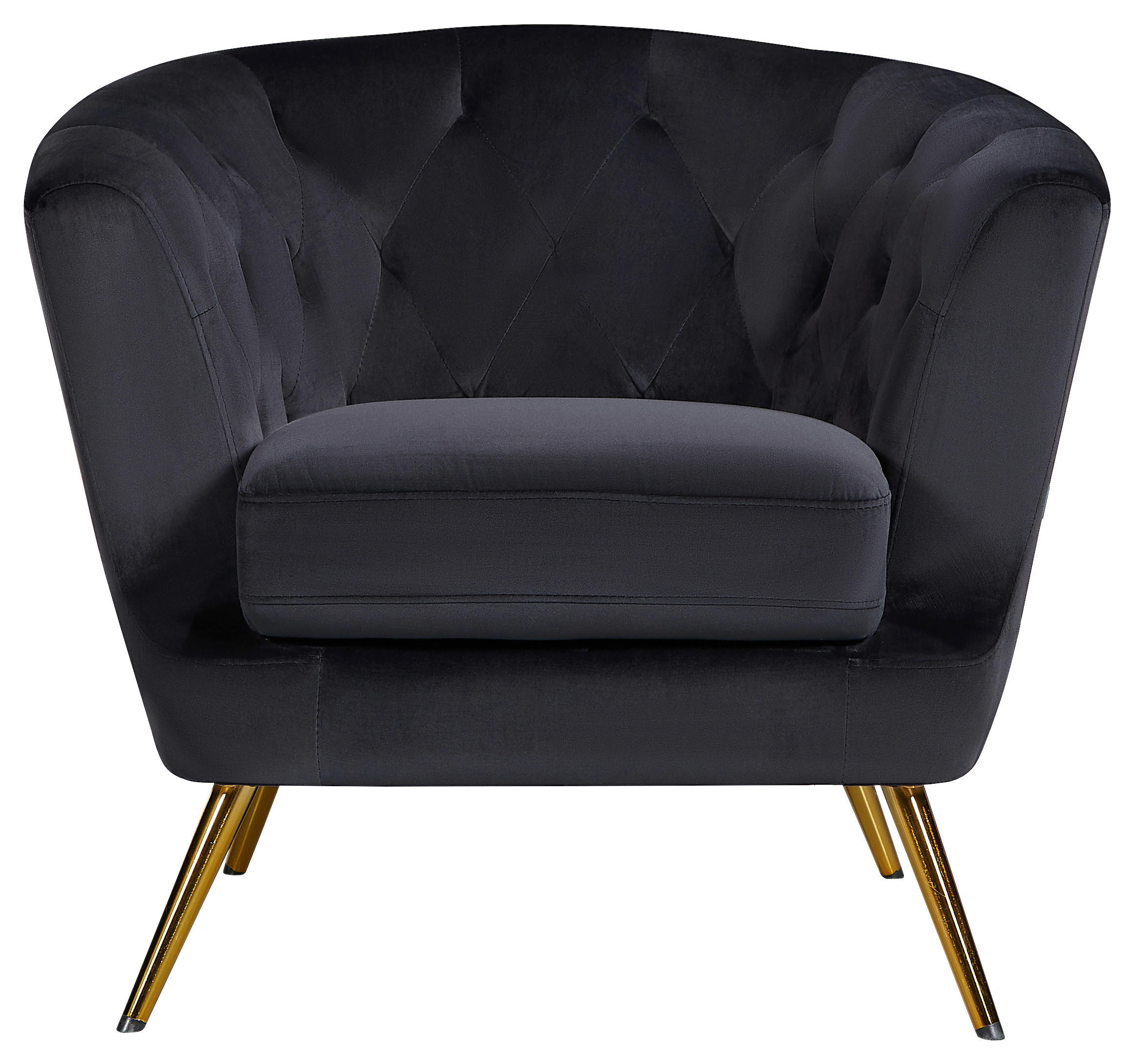 Sessel Lita Schwarz B: 89 Cm