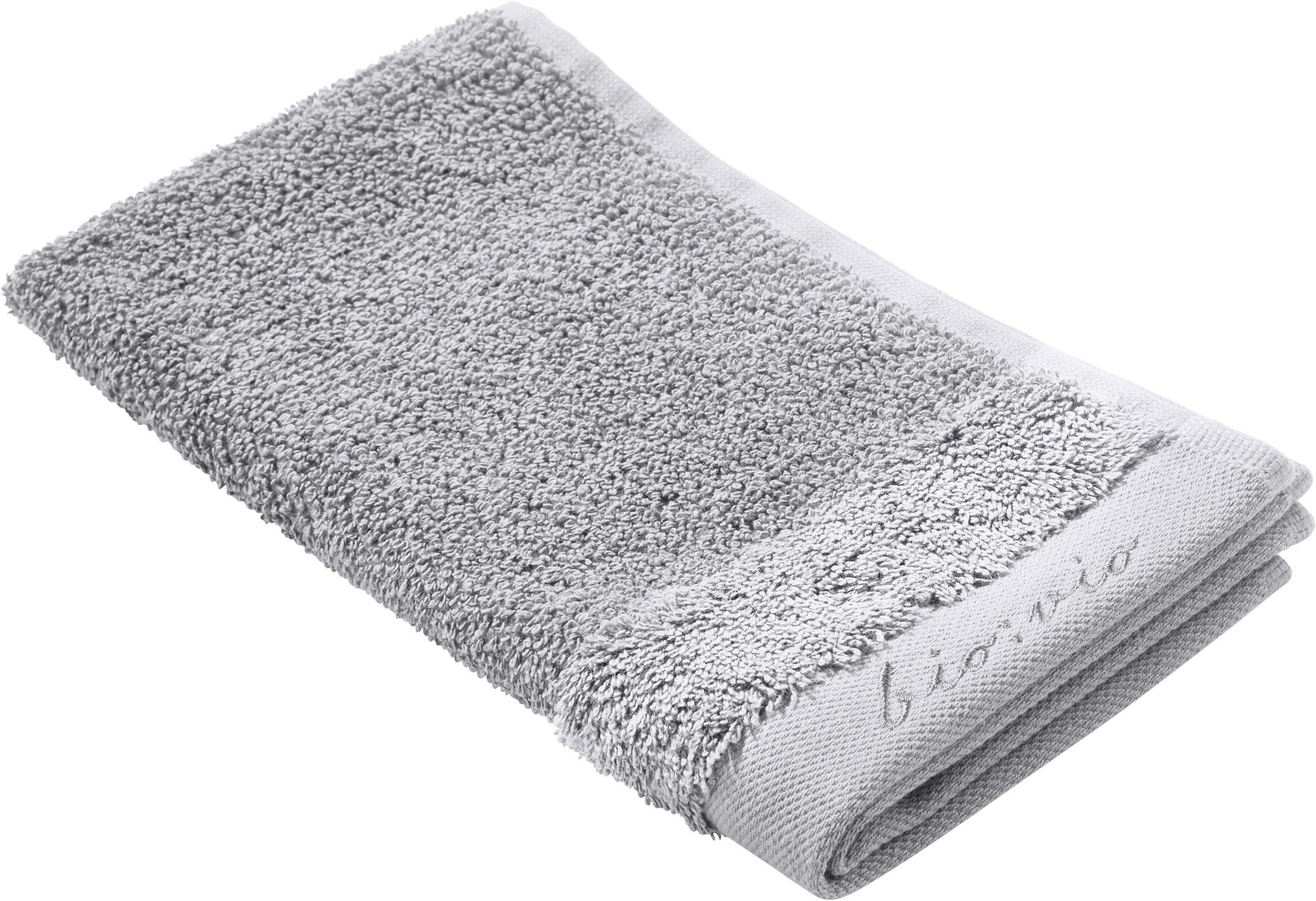 RUČNIK ZA GOSTE 30/50 cm , srebrne boje  Bonita  - srebrne boje, Natur, tekstil (30/50cm) - Bio:Vio