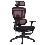 DREHSTUHL Netzbespannung Rot, Schwarz  - Rot/Schwarz, Design, Kunststoff/Textil (67,5/126/134/65cm) - Novel