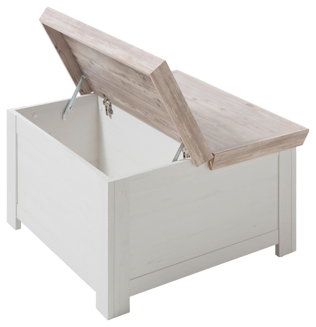 COUCHTISCH quadratisch Pinienfarben, Hellbraun  - Hellbraun/Pinienfarben, Design, Holzwerkstoff (86/48/86cm) - MID.YOU