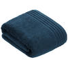 BADETUCH Vienna Style Supersoft Blau 80/160 cm  - Blau, Basics, Textil (80/160cm) - Vossen