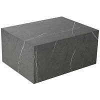 COUCHTISCH 80/60/38 cm rechteckig Schwarz  - Schwarz, Design, Holzwerkstoff (80/60/38cm) - Carryhome