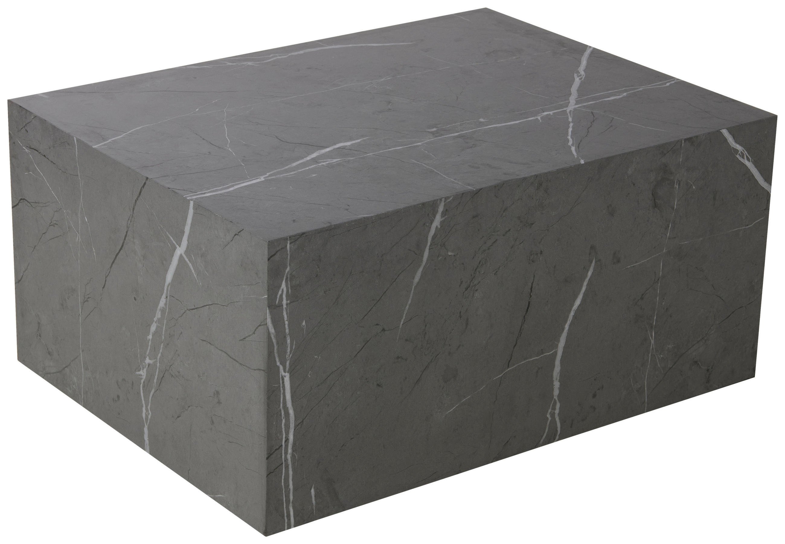 Carryhome Couchtisch Schwarz 60x38x80 cm