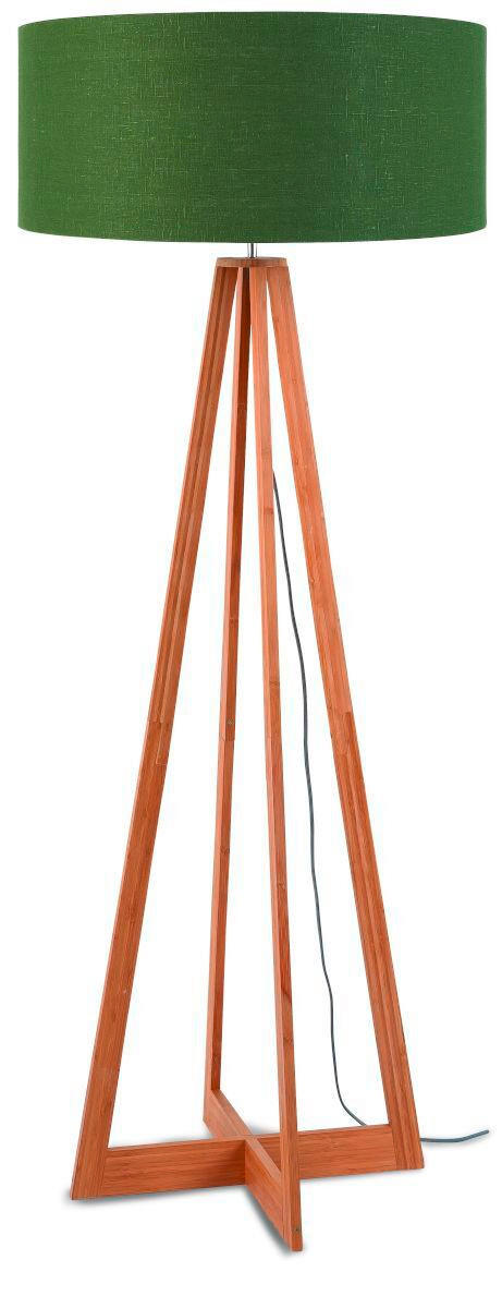 GOLVLAMPA GOOD&MOJO  60/158 cm    - grön/naturfärgad, Trend (60/158cm) - Good & Mojo