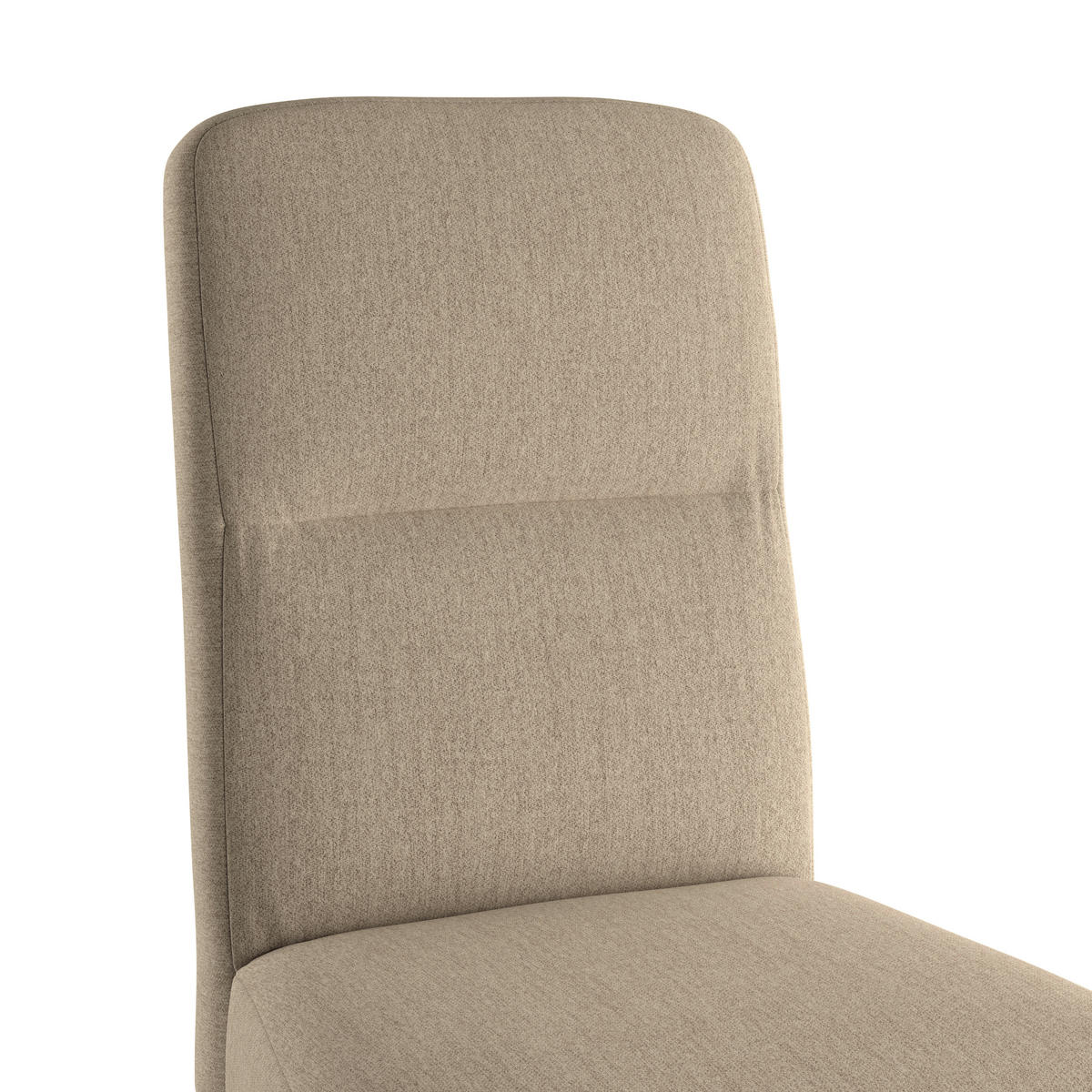 STUHL - Eichefarben/Beige, KONVENTIONELL, Holz/Textil (43/91/58cm) - Livetastic