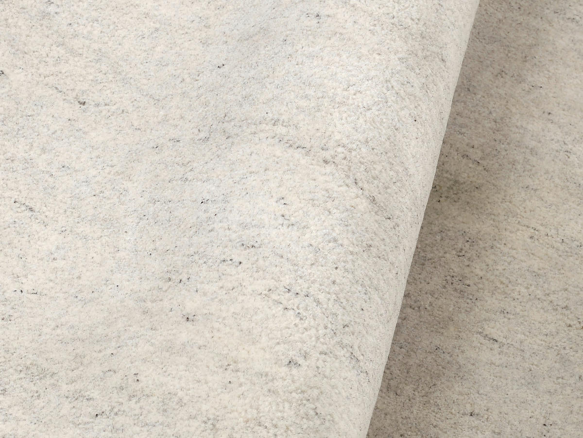 WOLLTEPPICH 150/150 cm Silverström Grau  - Grau, Basics, Textil (150/150cm)