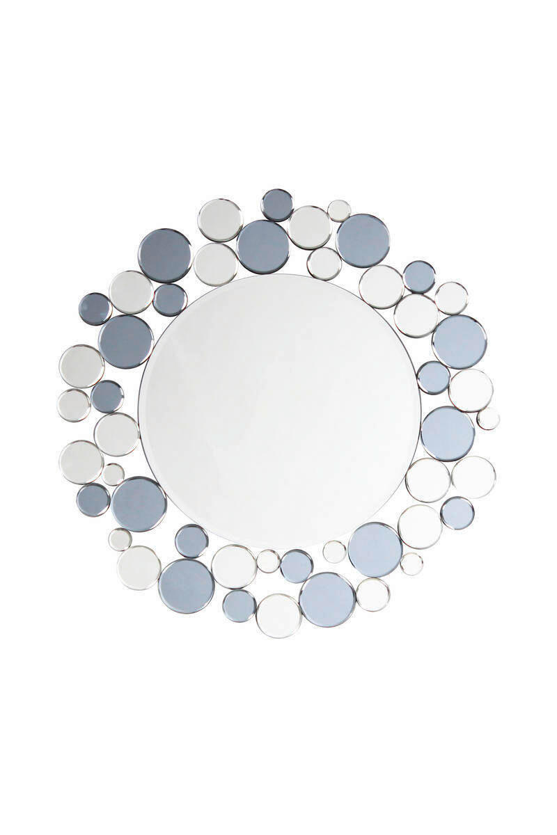 VÄGGSPEGEL 80/80/5 cm    - silver/grå, Basics, metall/glas (80/80/5cm) - Kayoom