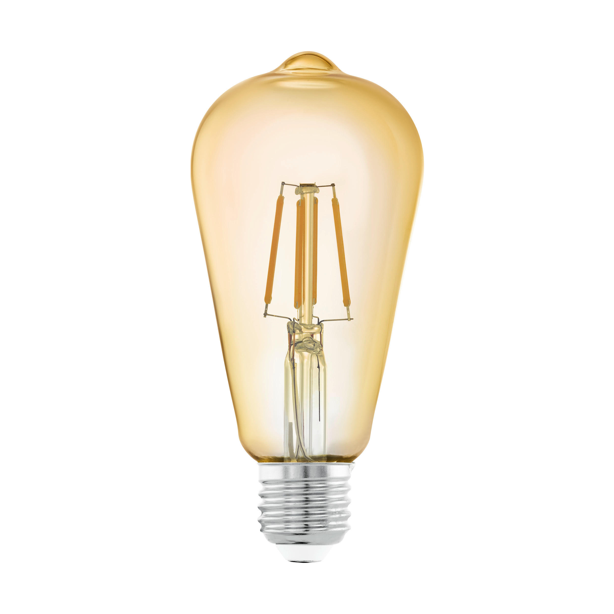 LED FILAMENT SIJALICA - boja ćilibara, Osnovno, staklo (14cm)