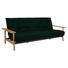 SCHLAFSOFA in Holz, Textil Dunkelgrün, Eichefarben - Dunkelgrün/Eichefarben, Design, Holz/Textil (230/92/97cm) - Innovation SCHLAFSOFA in Holz, Textil Dunkelgrün, Eichefarben - Dunkelgrün/Eichefarben, Design, Holz/Textil (230/92/97cm) - Innovation