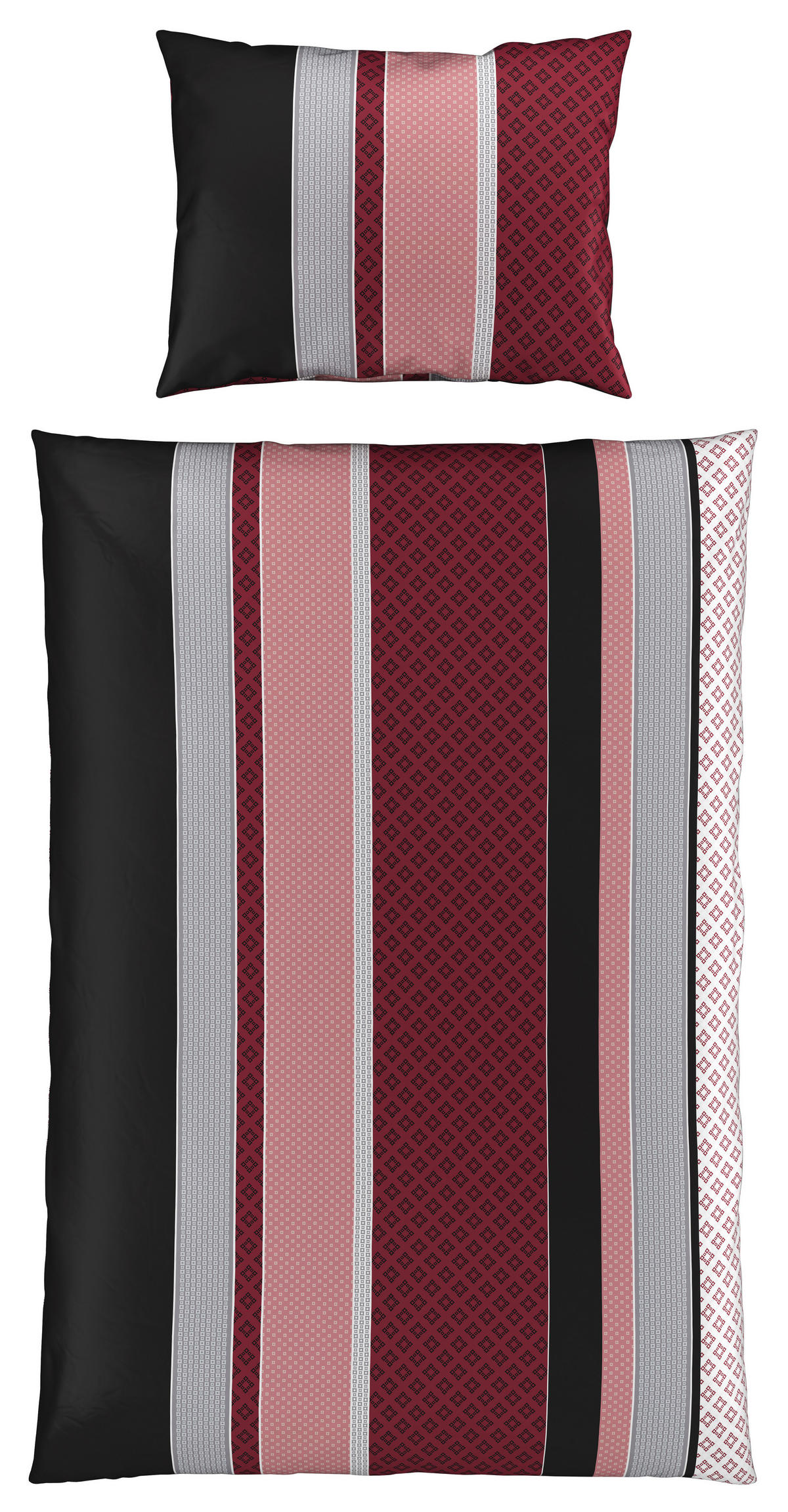POSTELJINA KISTA 140/200 cm saten bobica  - bobica, Dizajnerski, tekstil (140/200cm) - Novel