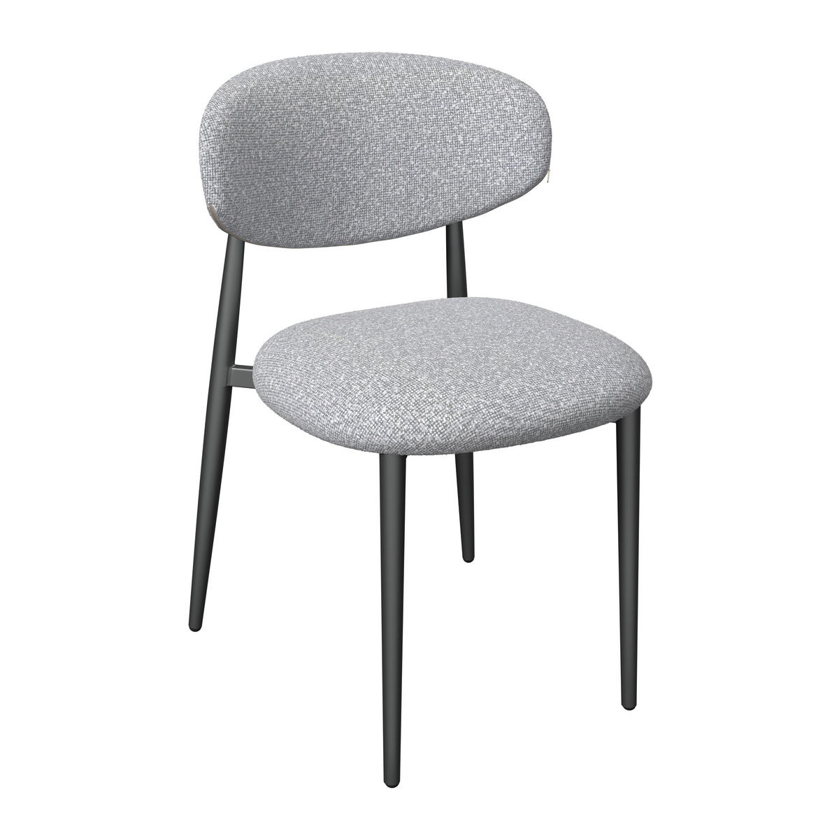 GARTENSTUHL Aluminium Anthrazit, Grau  - Anthrazit/Grau, MODERN, Textil/Metall (57/78/57cm) - Ambia Garden