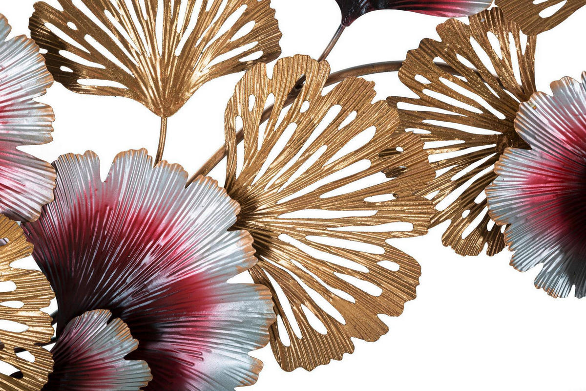 Wanddeko Color A Metall  - Goldfarben/Rosa, Basics, Metall (130/54/5.5cm)