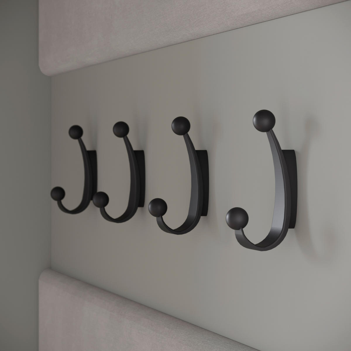 HALLMÖBEL  i 115/231,9/37,5 cm  - grå, Design, trämaterial (115/231,9/37,5cm) - Livetastic