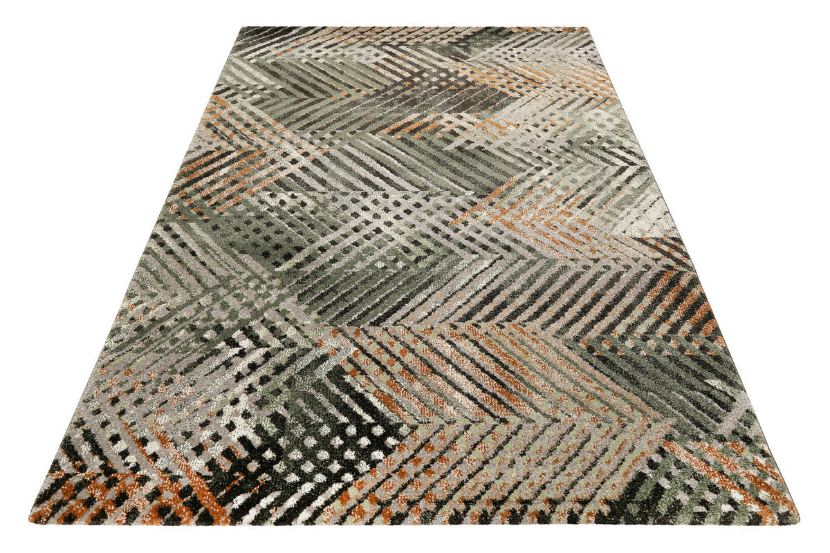 WEBTEPPICH 80/150 cm Vario Grün  - Grün, KONVENTIONELL, Textil (80/150cm) - Esprit