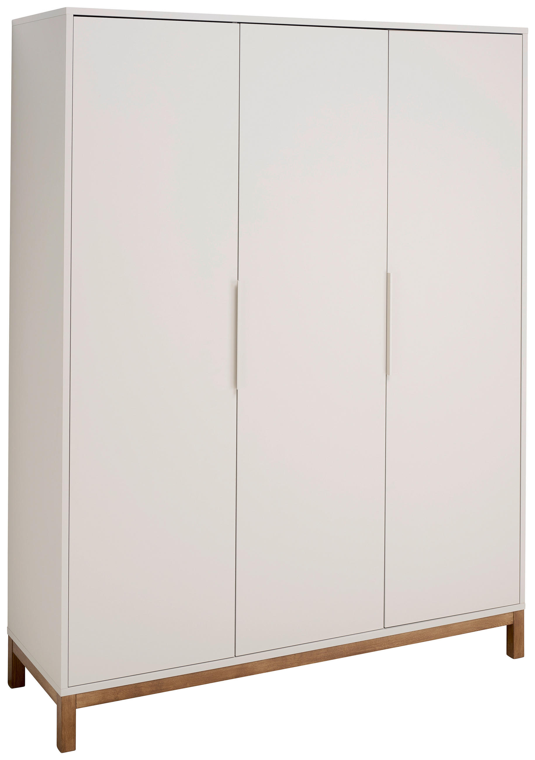 BABYKLEIDERSCHRANK Matteo  - Kaschmir/Nussbaumfarben, Basics, Holz/Holzwerkstoff (149/195/51cm) - Jimmylee