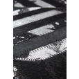 FLACHWEBETEPPICH 80/150 cm Spark 410 Schwarz / Silber Schwarz, Silberfarben  - Silberfarben/Schwarz, Basics, Leder/Textil (80/150cm) - Novel