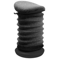 BÜROHOCKER 37,5/53-64/36 cm  - Schwarz/Grau, Design, Kunststoff/Textil (37,5/53-64/36cm) - Topstar