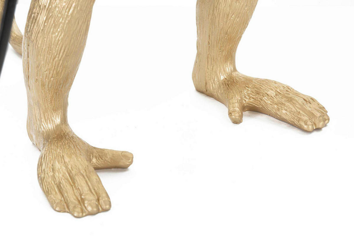 TISCHLEUCHTE - Goldfarben, Basics, Kunststoff (20/64/20cm)